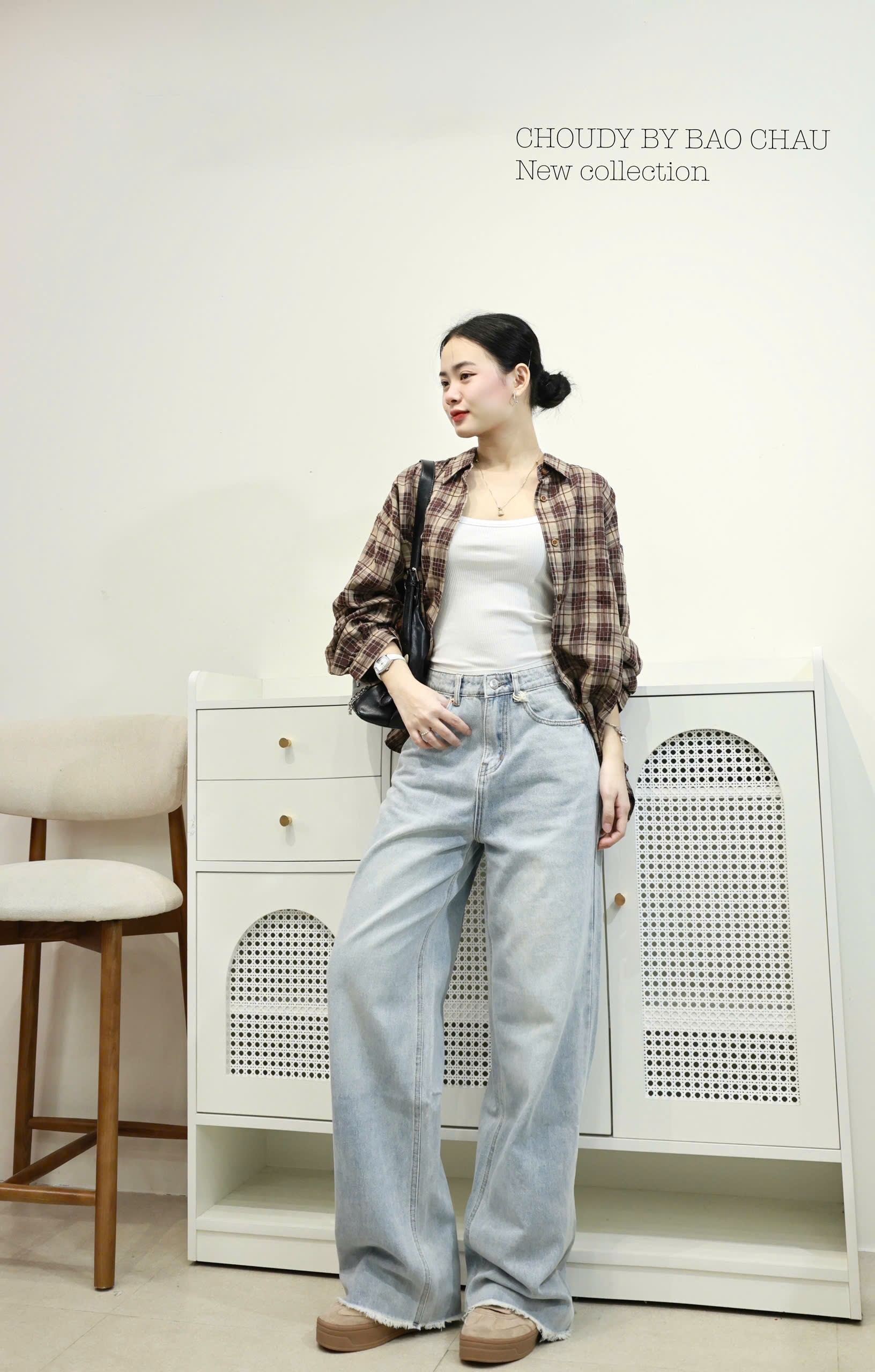 U692 QUẦN JEAN SUÔNG NHẠT