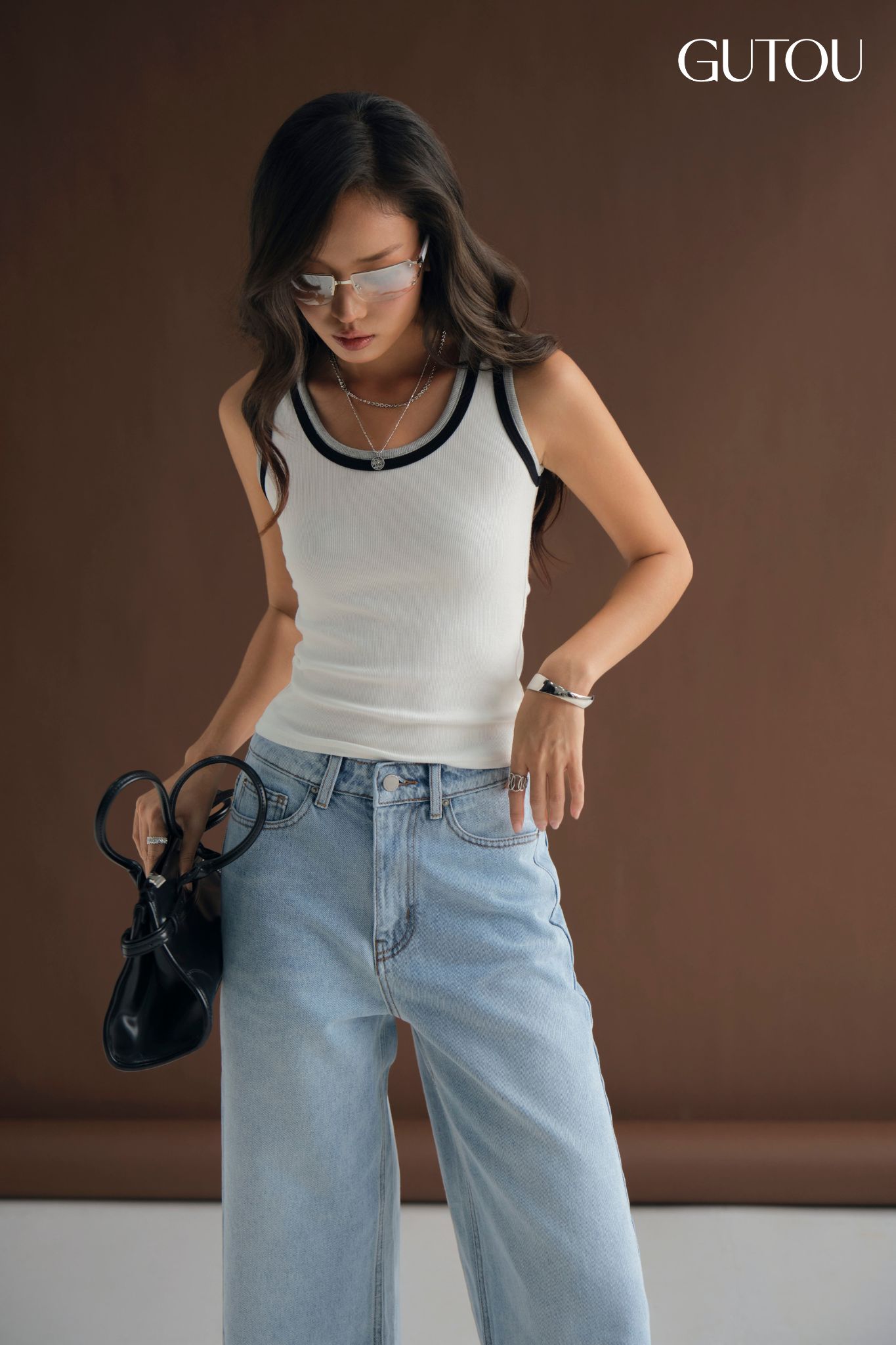 [ GUTOU ] Quần Jeans Suông Elegant Jeans_thumbnail_4