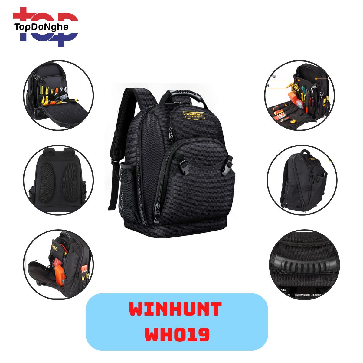 Balo đồ nghề EASEMAN WINHUNT cao cấp Balo đựng đồ nghề cơ khí sửa chữa điện nước, camera, thạch cao đế nhựa chống thấm nước có ngăn để laptop balo  đồ_thumbnail_1