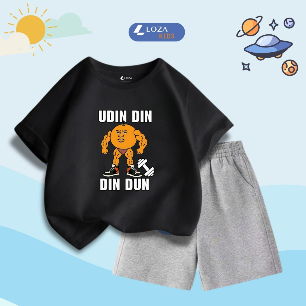 Bộ đồ bé trai in hình 'UDIN DIN DIN DUN' - Loza Kids SB414_thumbnail_8