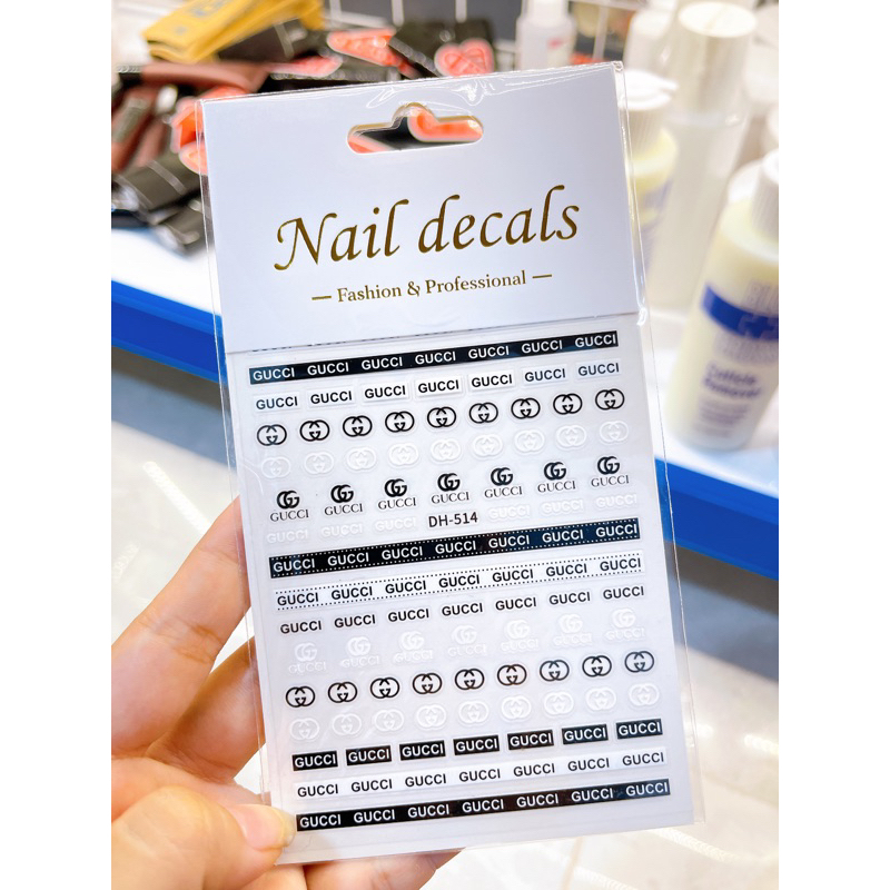 Sticker nail thương hiệu Gucci DH-514_thumbnail_1