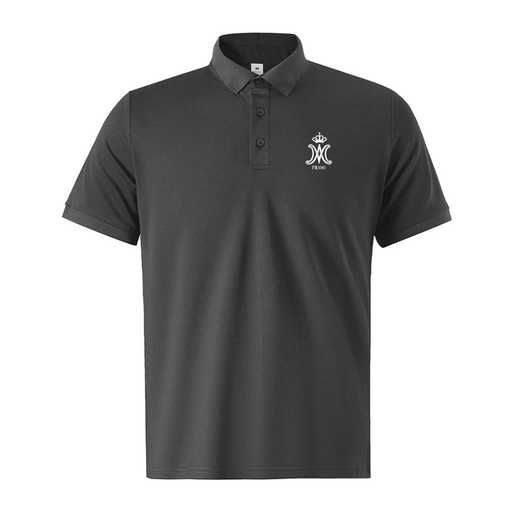 Áo polo nam form vừa 1864 Miucho Iconic vải cá sấu đứng form thoáng mát in basic_thumbnail_12