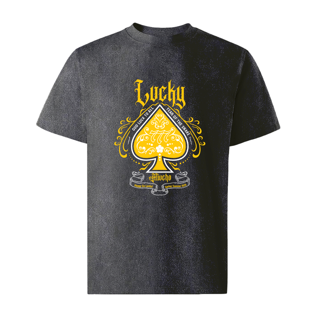 Áo phông tết form rộng cổ tròn vải cotton 4c co giãn thoáng mát 1830 Miucho Iconic in mix_thumbnail_0