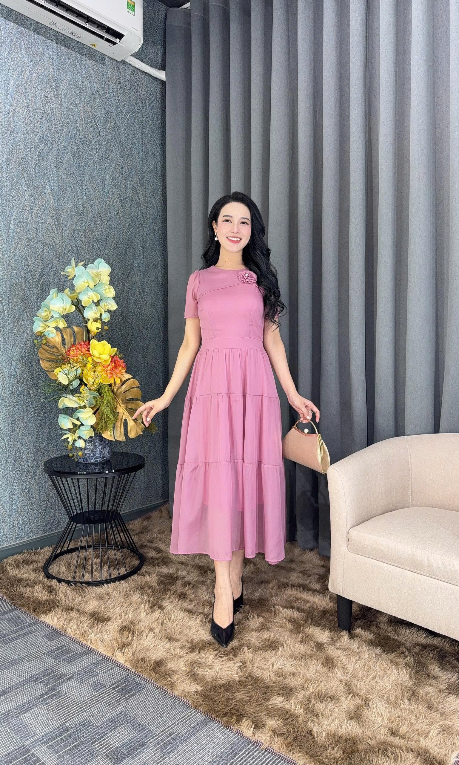 Đầm xòe - Y2018 - Thương hiệu Zonbig