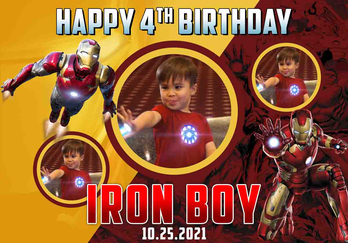 Iron man Theme Birthday Tarp_thumbnail_4
