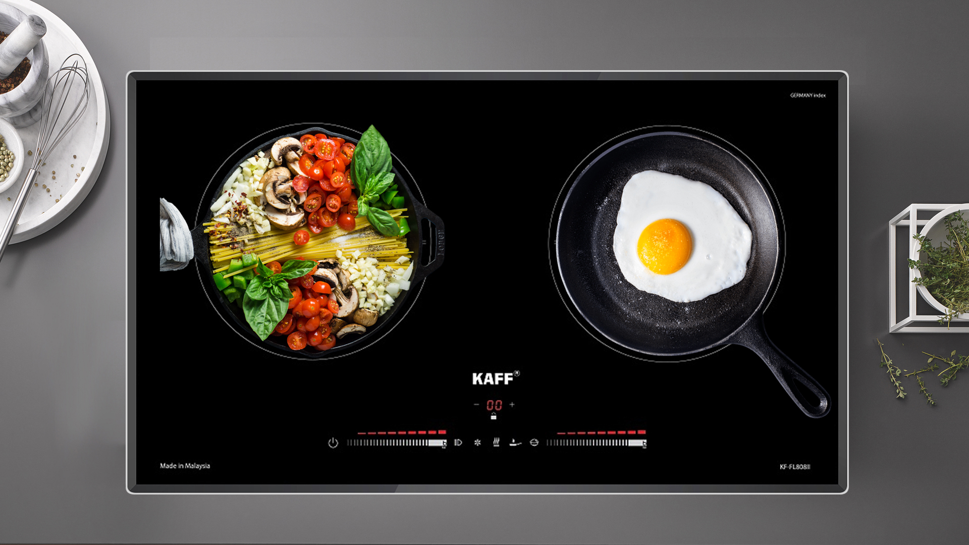 Phối cảnh - Bếp từ Kaff KF-FL808II