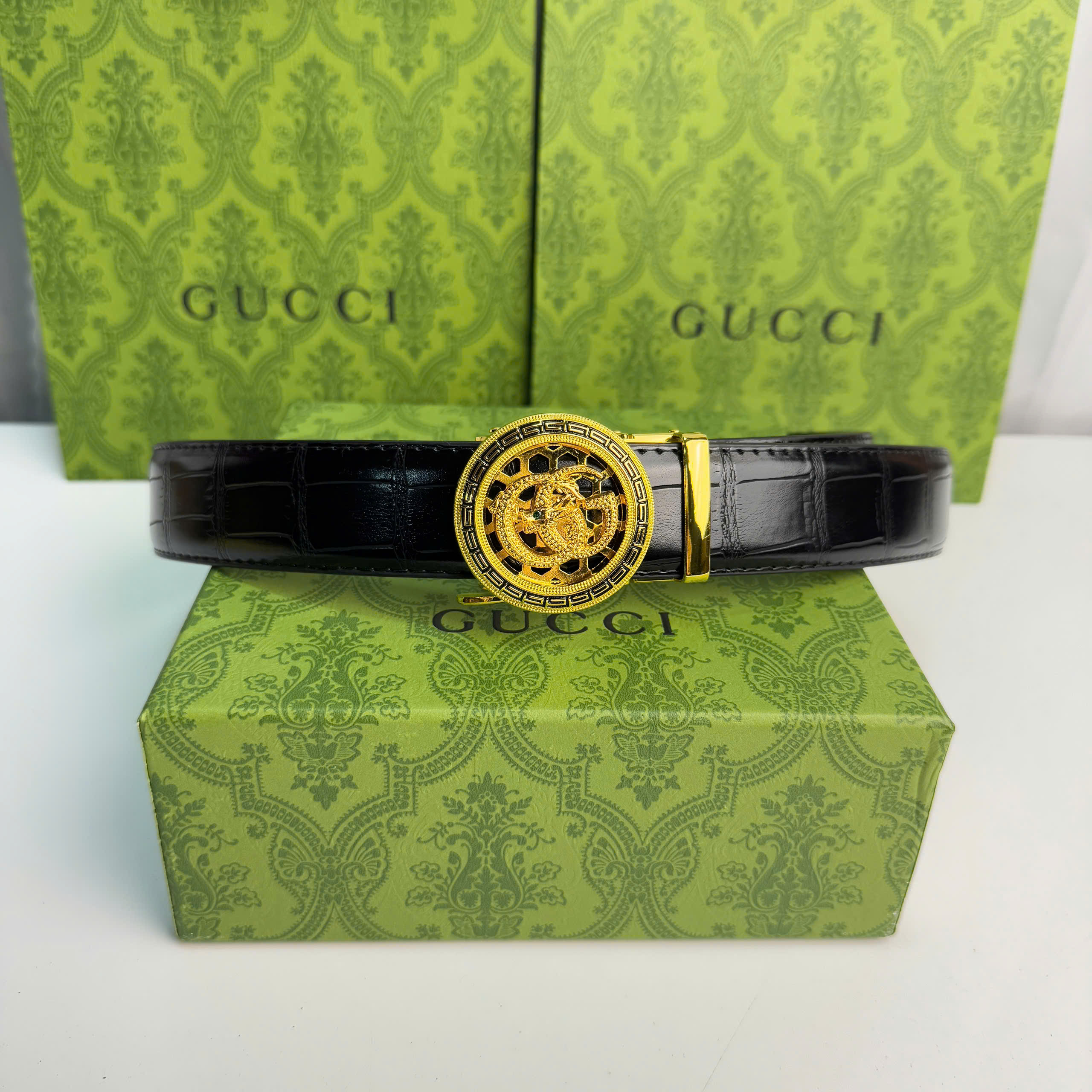 Thắt lưng Gucci Dragon Emblem Gold Buckle_thumbnail_2