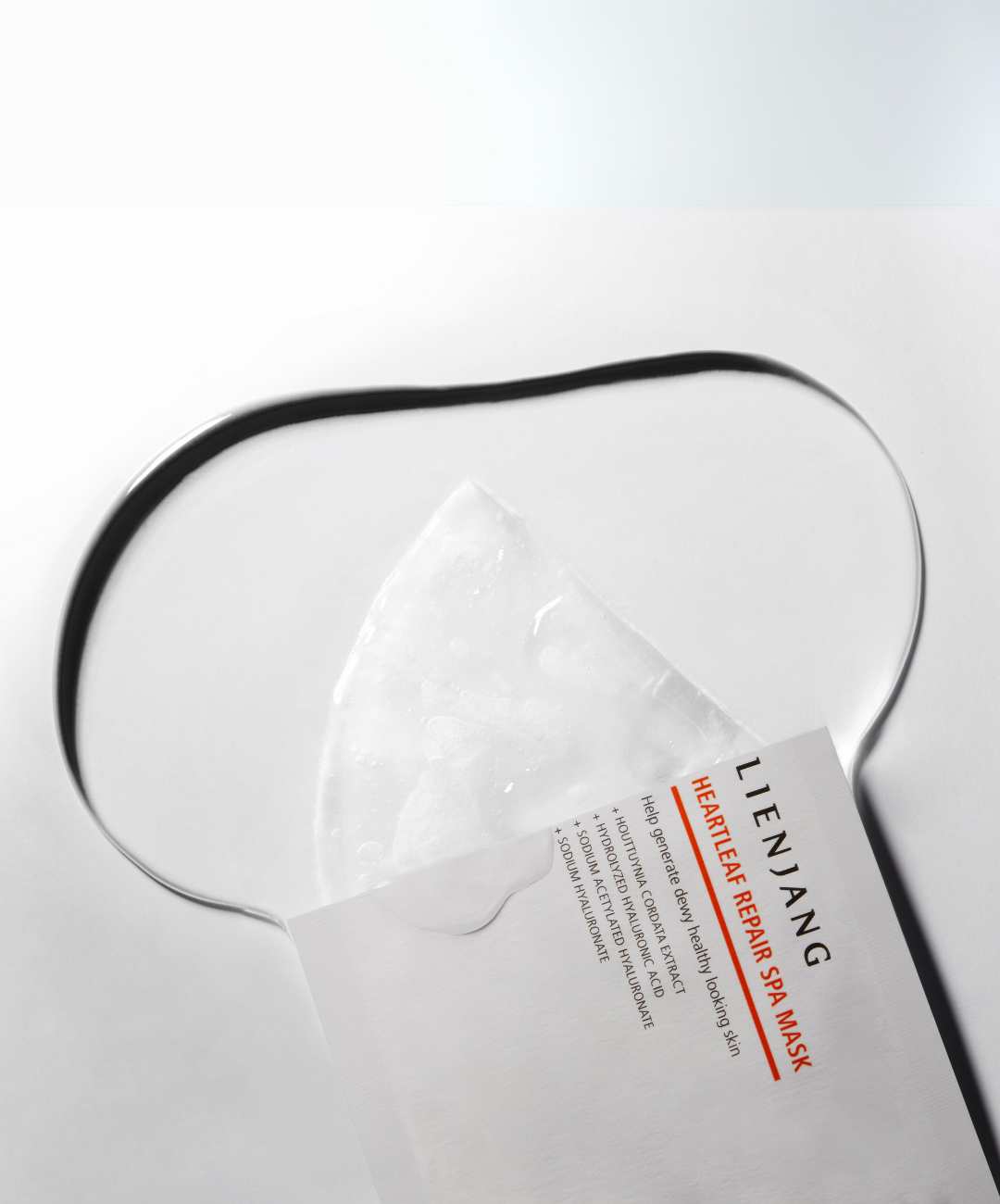 LIENJANG HEARTLEAF REPAIR SPA MASK - Mặt Nạ Làm Dịu Phục Hồi Da - 85% Rau Diếp Cá - Hộp 5 Miếng - [LJ009]_thumbnail_5