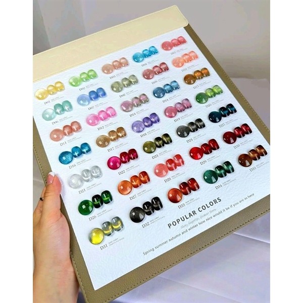 Set sơn gel - Mắt mèo - 35 màu