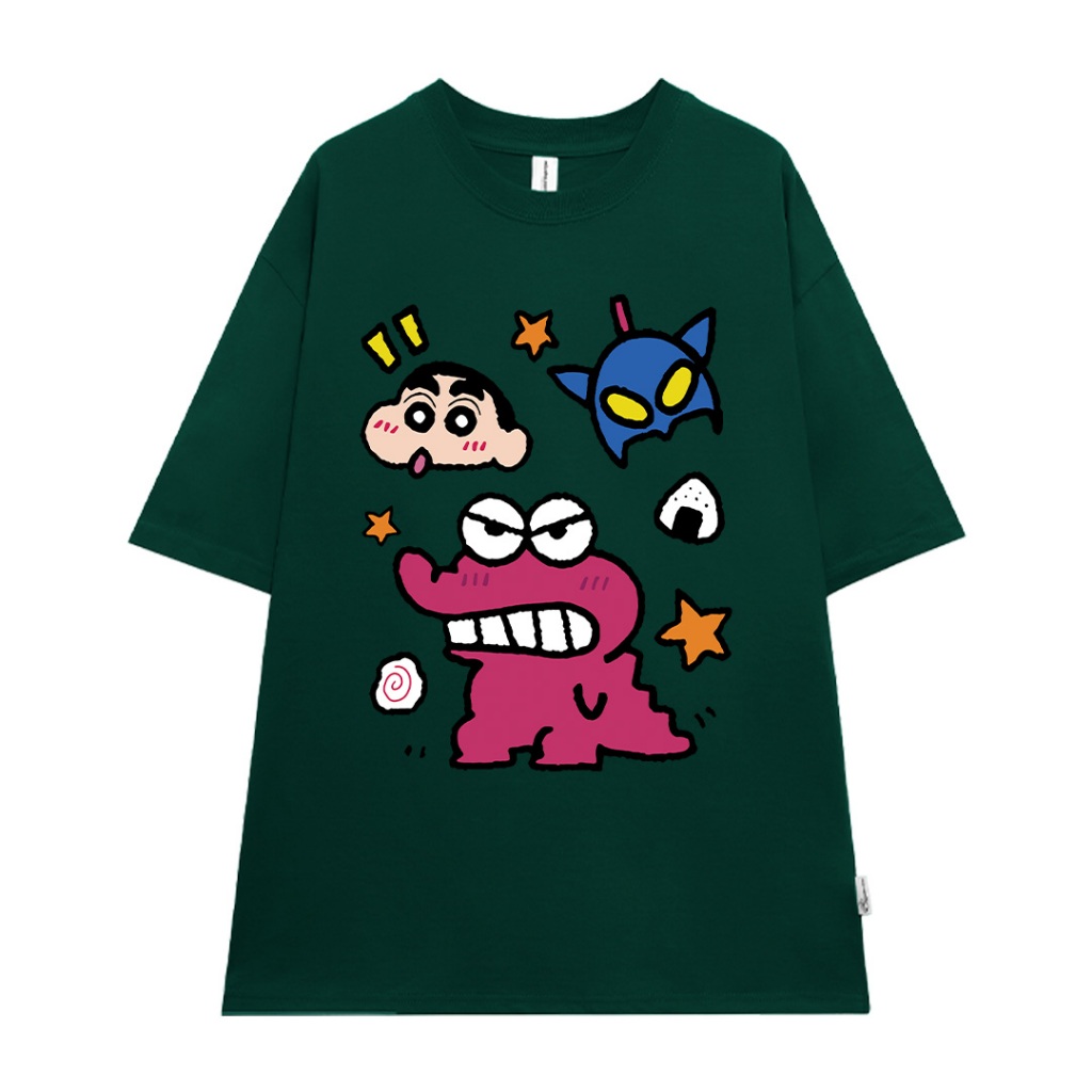 Áo thun nữ in hình Shin dễ thương form rộng ATD224 Miucho cotton spandex in Artwork_thumbnail_18