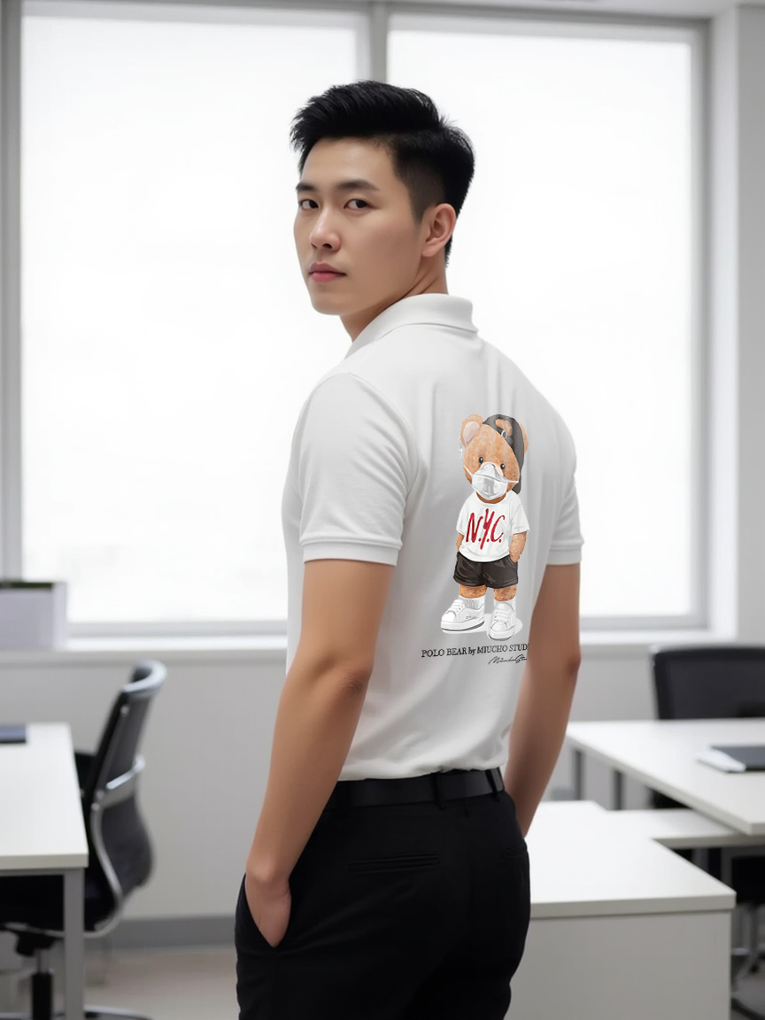 Áo polo nam form vừa 1904 Miucho Iconic vải cá sấu đứng form thoáng mát in mix_thumbnail_6
