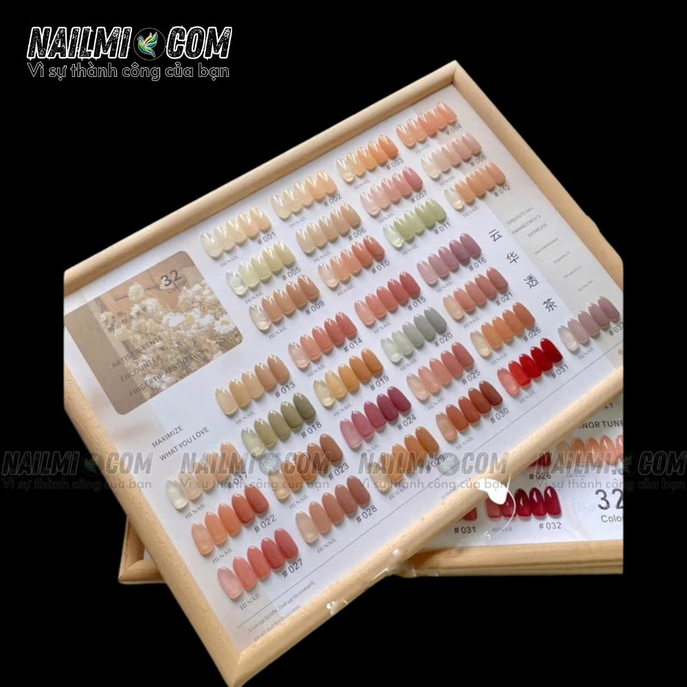 Set sơn gel thạch - Rabia - 32 màu