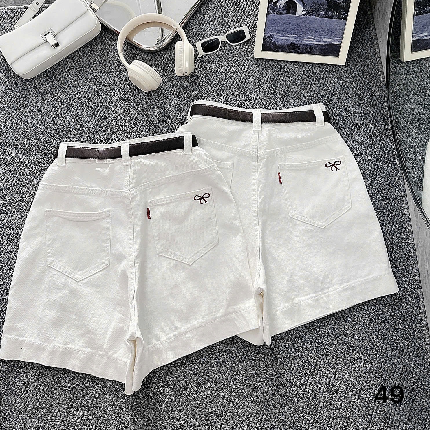 Quần short lửng thêu nơ kaki jean bigsize QSJ049 dành cho nàng béo mập từ 55-90kg_thumbnail_20