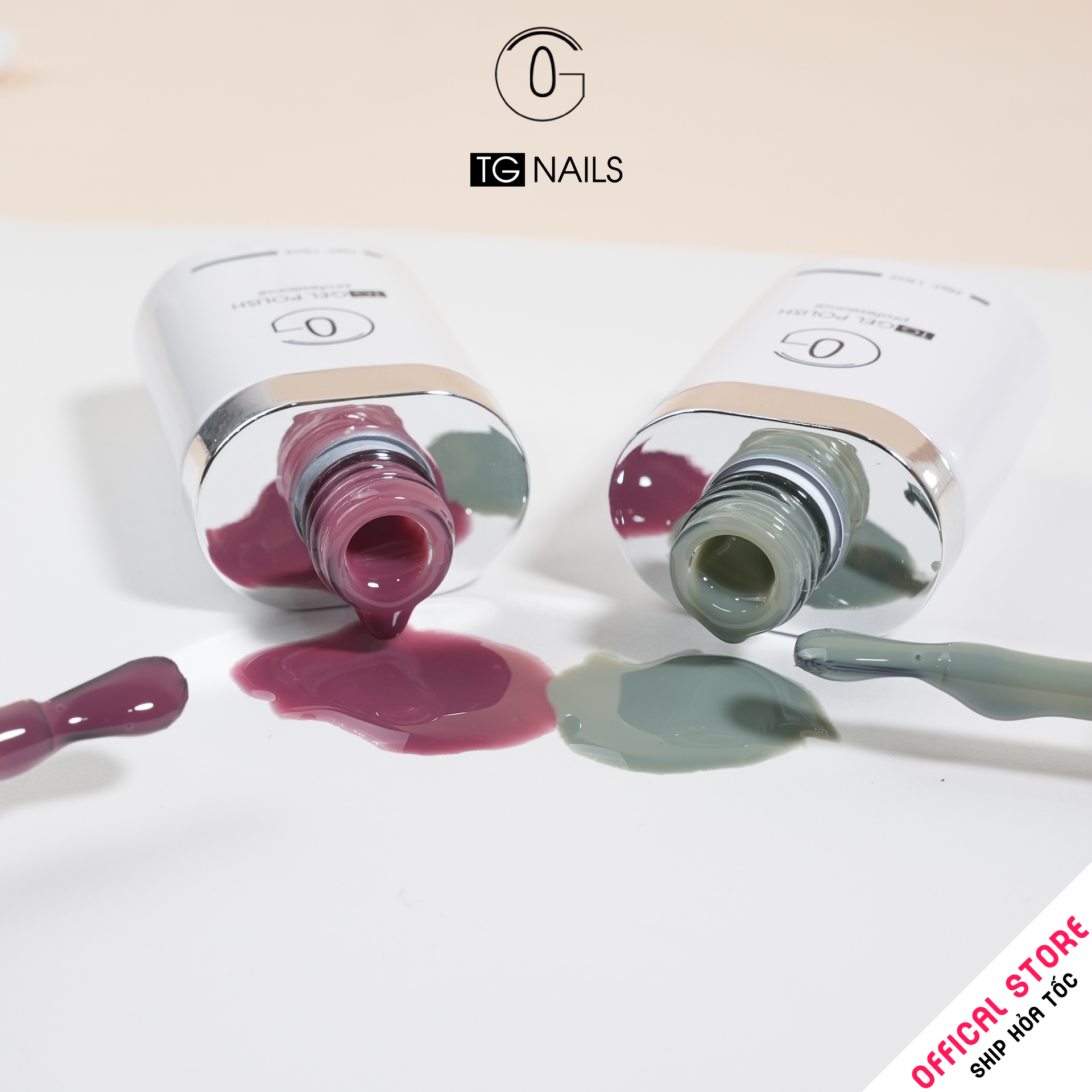 Sơn móng gel TG. Dung tích: 15ml/ lọ. Nhãn hàng TG nail._thumbnail_5