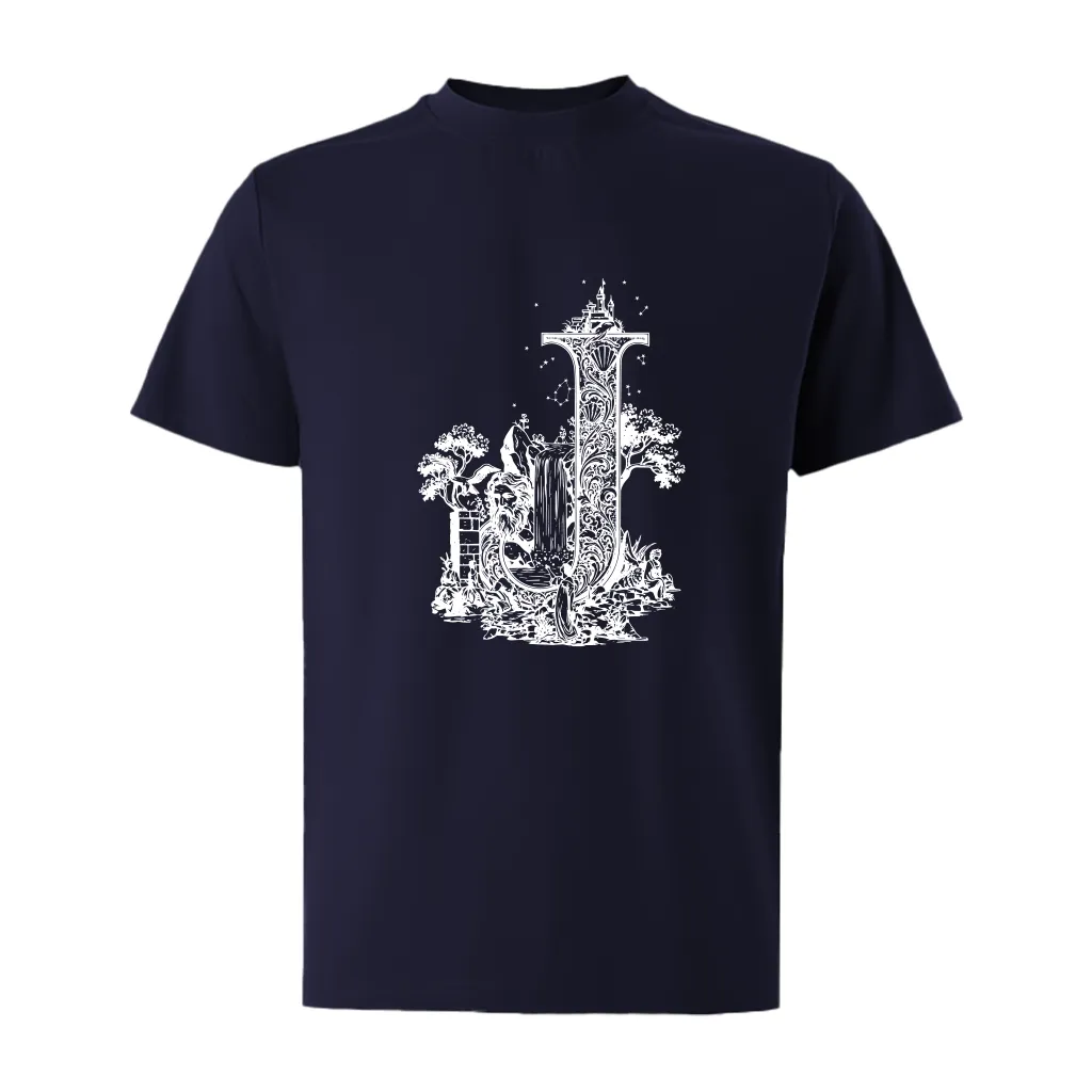 Áo thun nam form rộng Miucho Iconic cotton dày dặn thoáng mát trẻ trung năng đồng in chữ cái J 2755_thumbnail_13