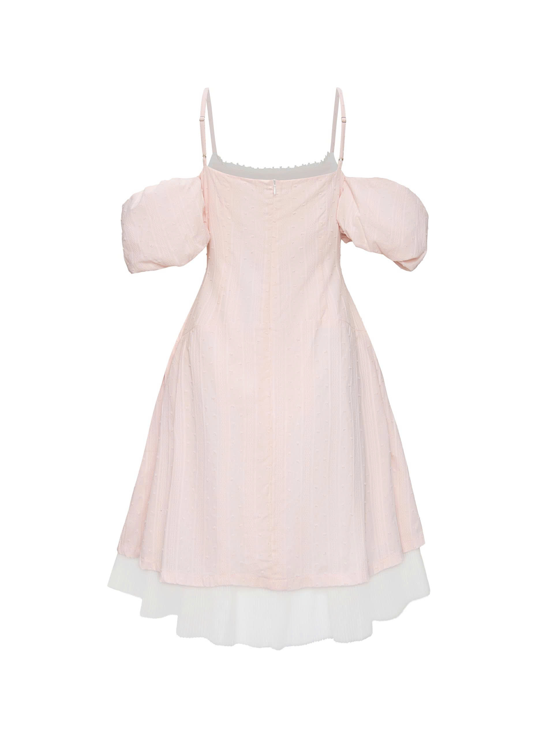 BIGSIZE- Đầm kiểu phối dập ly V-DA185