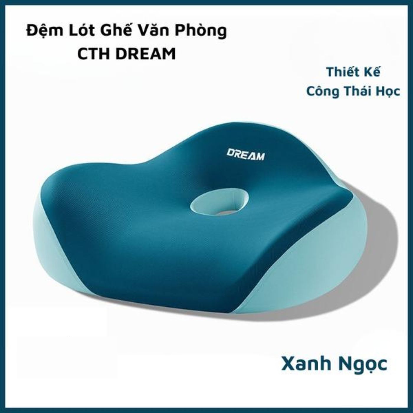 Đệm Ngồi Văn Phòng DREAM – Gối Công Thái Học Êm Ái, Giúp Giảm Đau Mông, Tận Hưởng Sự Thoải Mái Khi Làm Việc_thumbnail_1