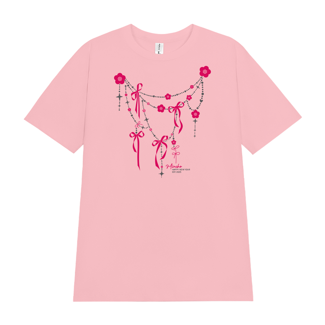 Áo thun nữ tết form vừa regular vải cotton 4c thoáng mát 1807 Miucho in artwork_thumbnail_0