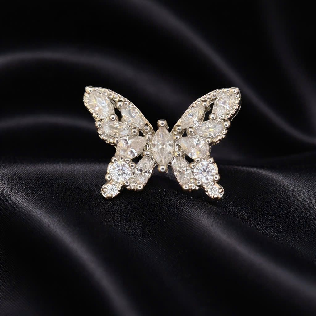 Khuyên kiểu bướm to bi vặn