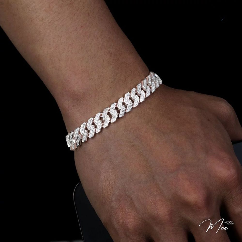 MT9 - Lắc tay nam Cuban dáng vuông kim cương (5c)_thumbnail_2