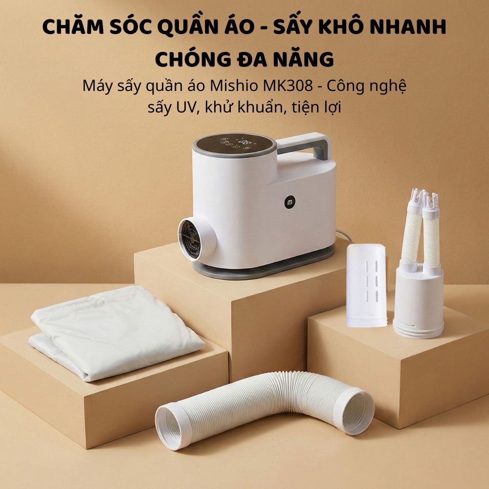 Máy sấy giày diệt khuẩn, khủ mùi hôi quần áo Kachi MK308