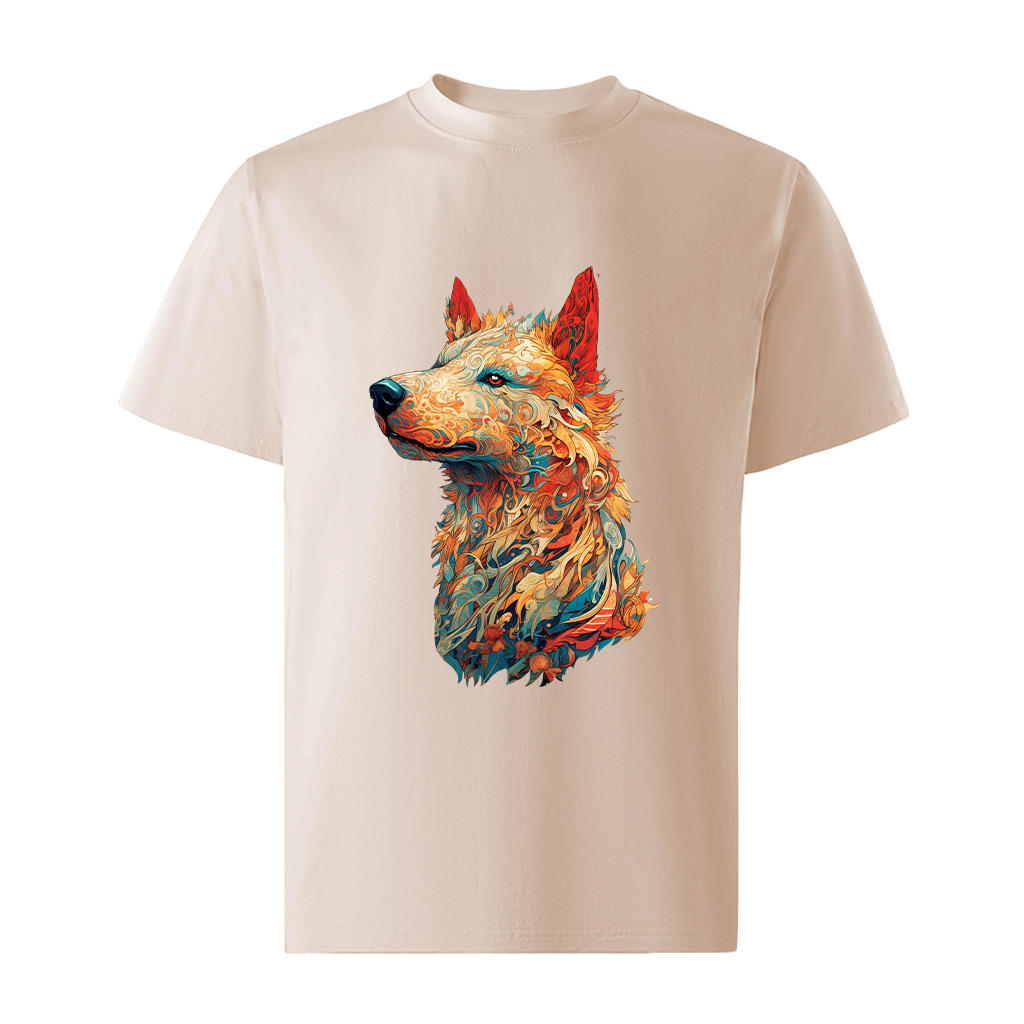 Áo thun nam form rộng 12 con giáp tuổi Tuất ATD487 Miucho Iconic cotton cổ tròn in graphic_thumbnail_18