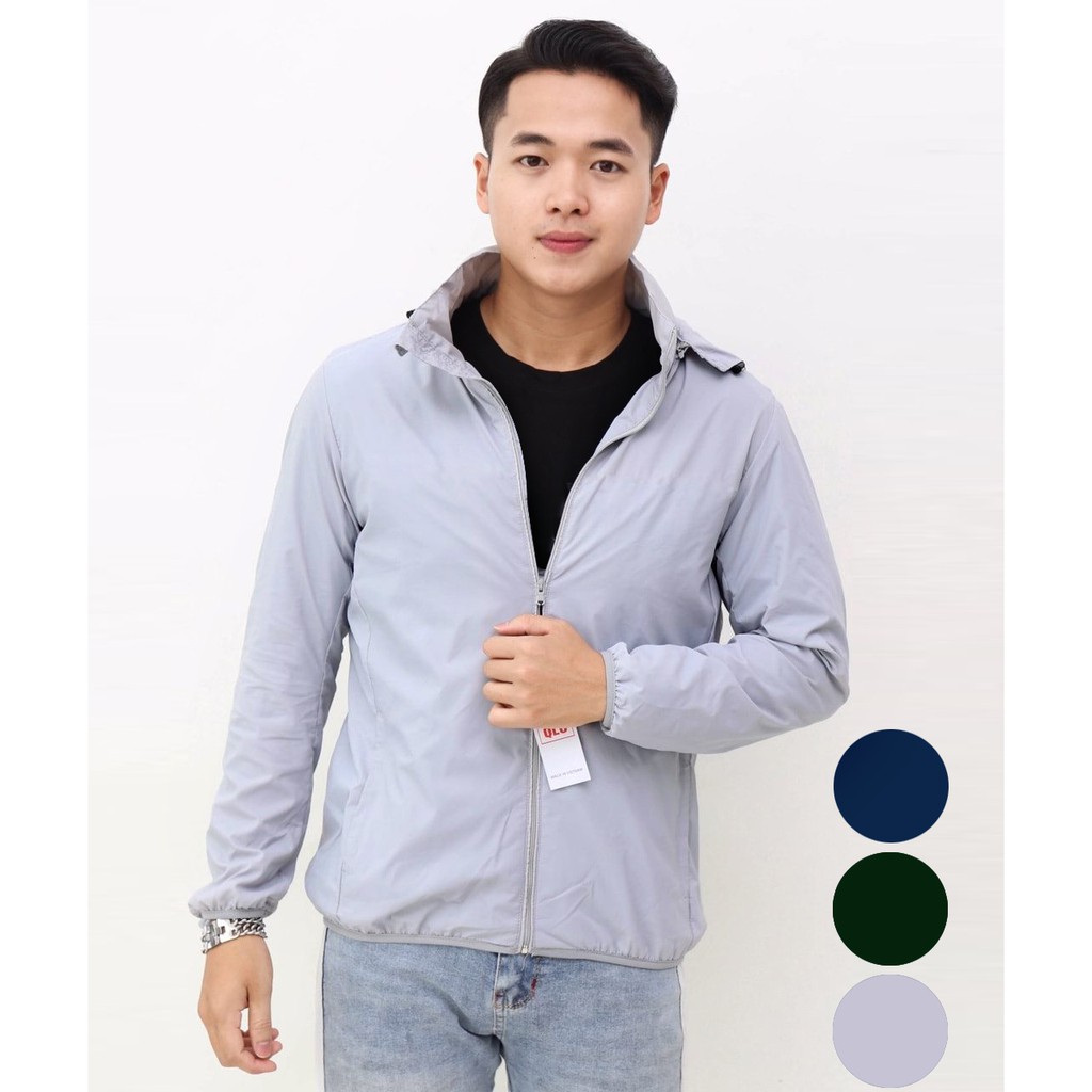 Áo khoác dù nam được làm từ chất liệu vải dù
