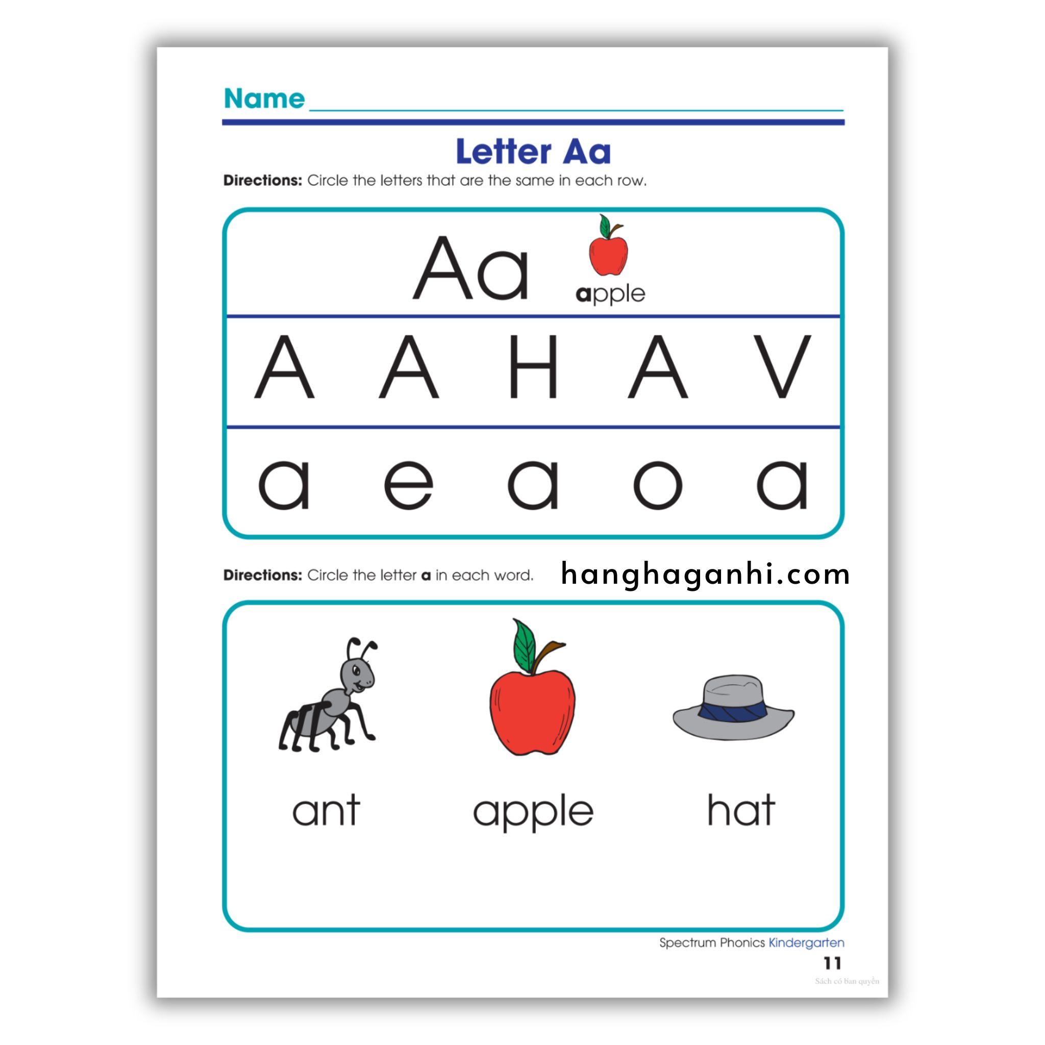 Sách Spectrum Phonics Workbook Grade K_thumbnail_7