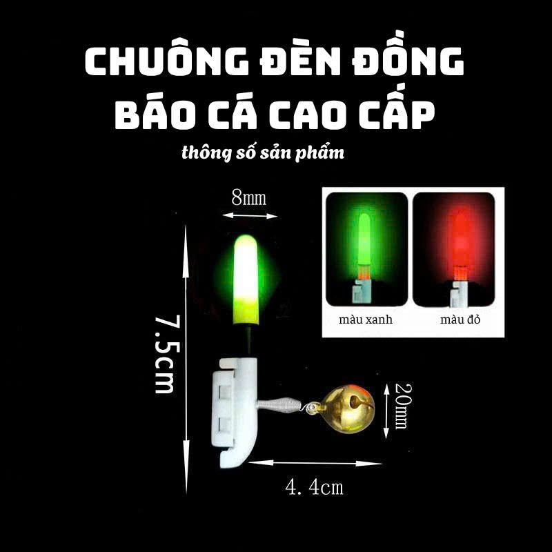 Chuông Đèn Đồng Báo Cá Cao Cấp