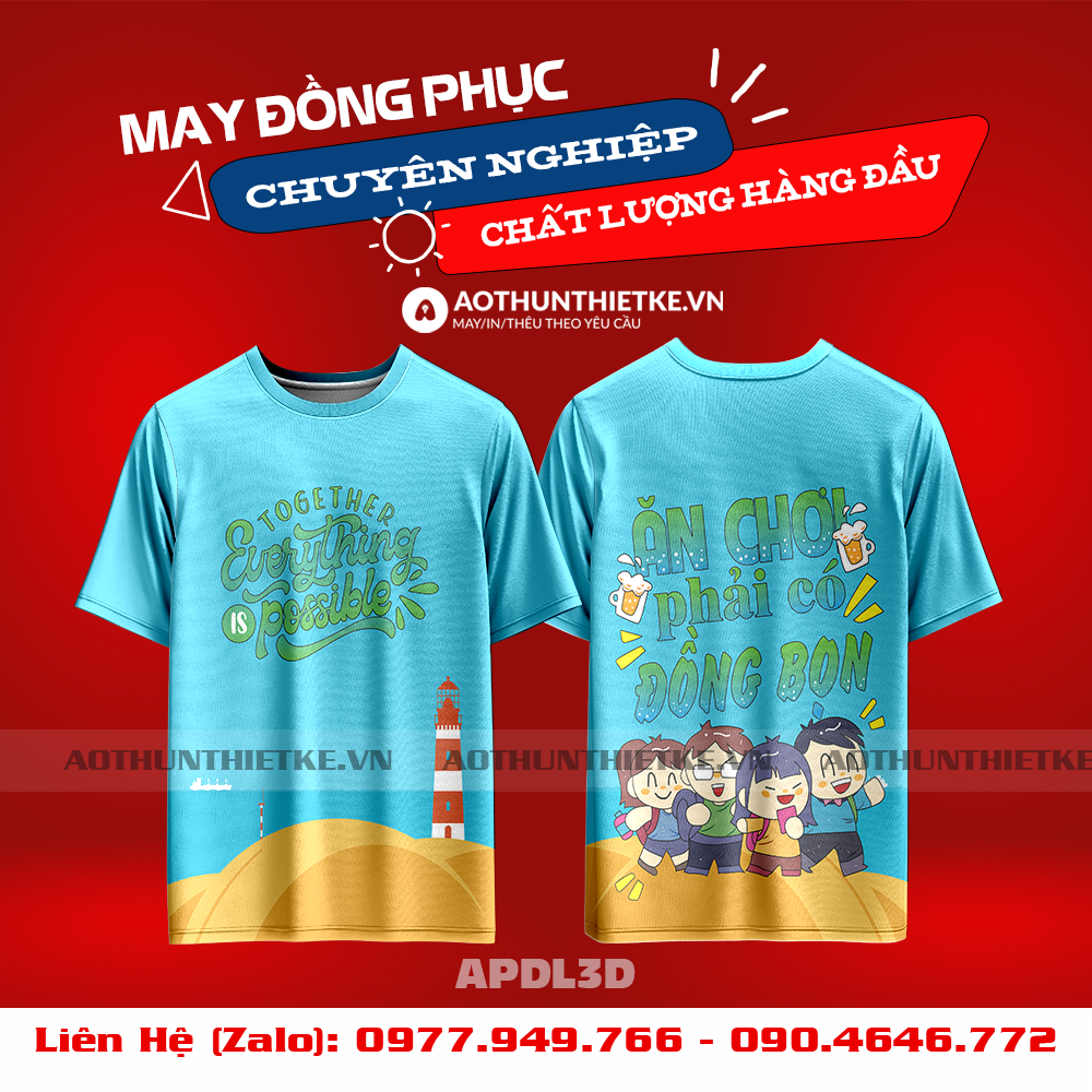 Áo Phông Du Lịch 3D-TK90