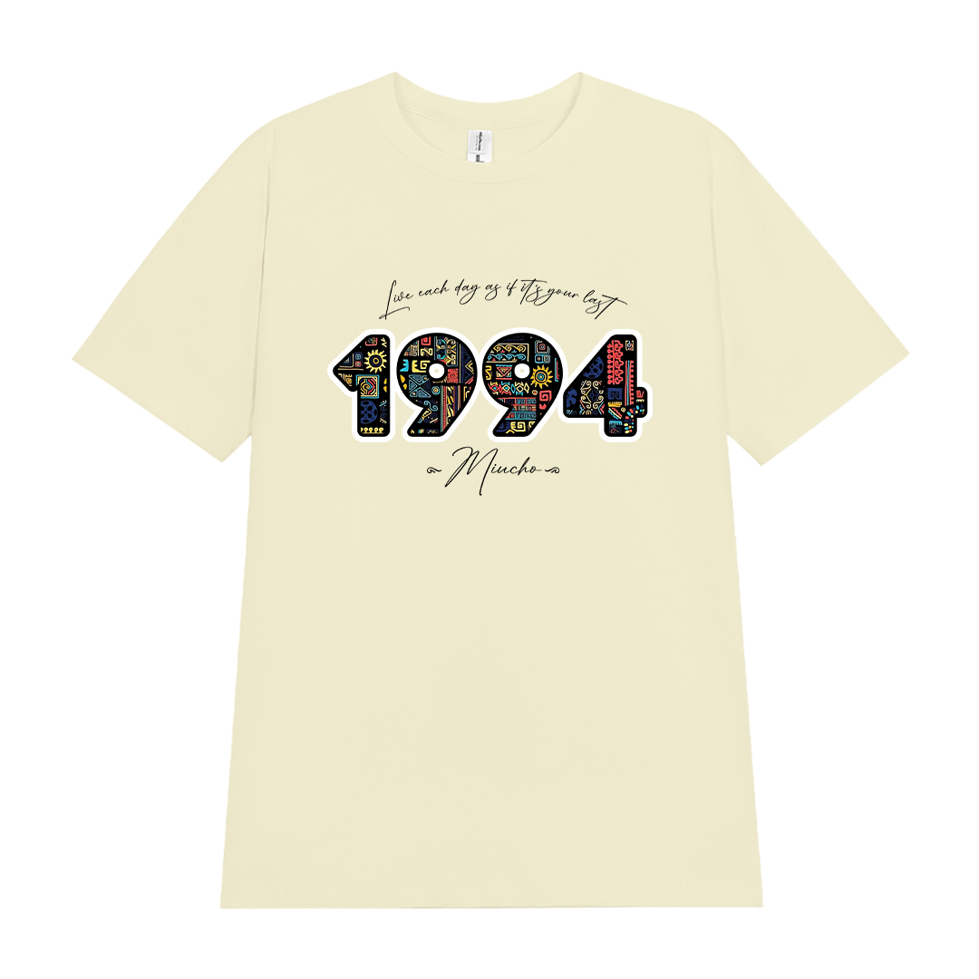 Áo thun nữ in năm sinh 1994 form vừa regular vải cotton 4c thoáng mát ARD1781 Miucho Chic in mix_thumbnail_0