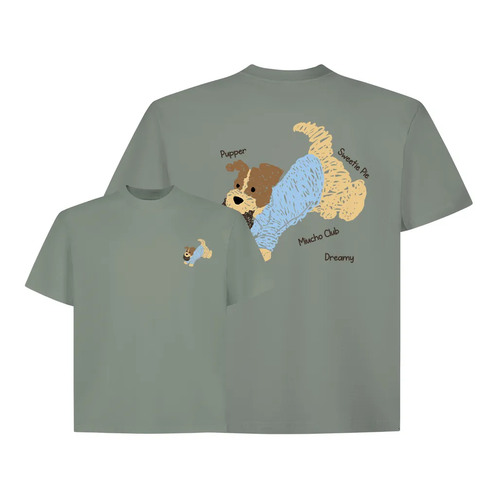 Áo thun boxy hình cún dễ thương 2596 Miucho vải cotton thoáng mát phong cách Hàn Quốc in mix_thumbnail_12