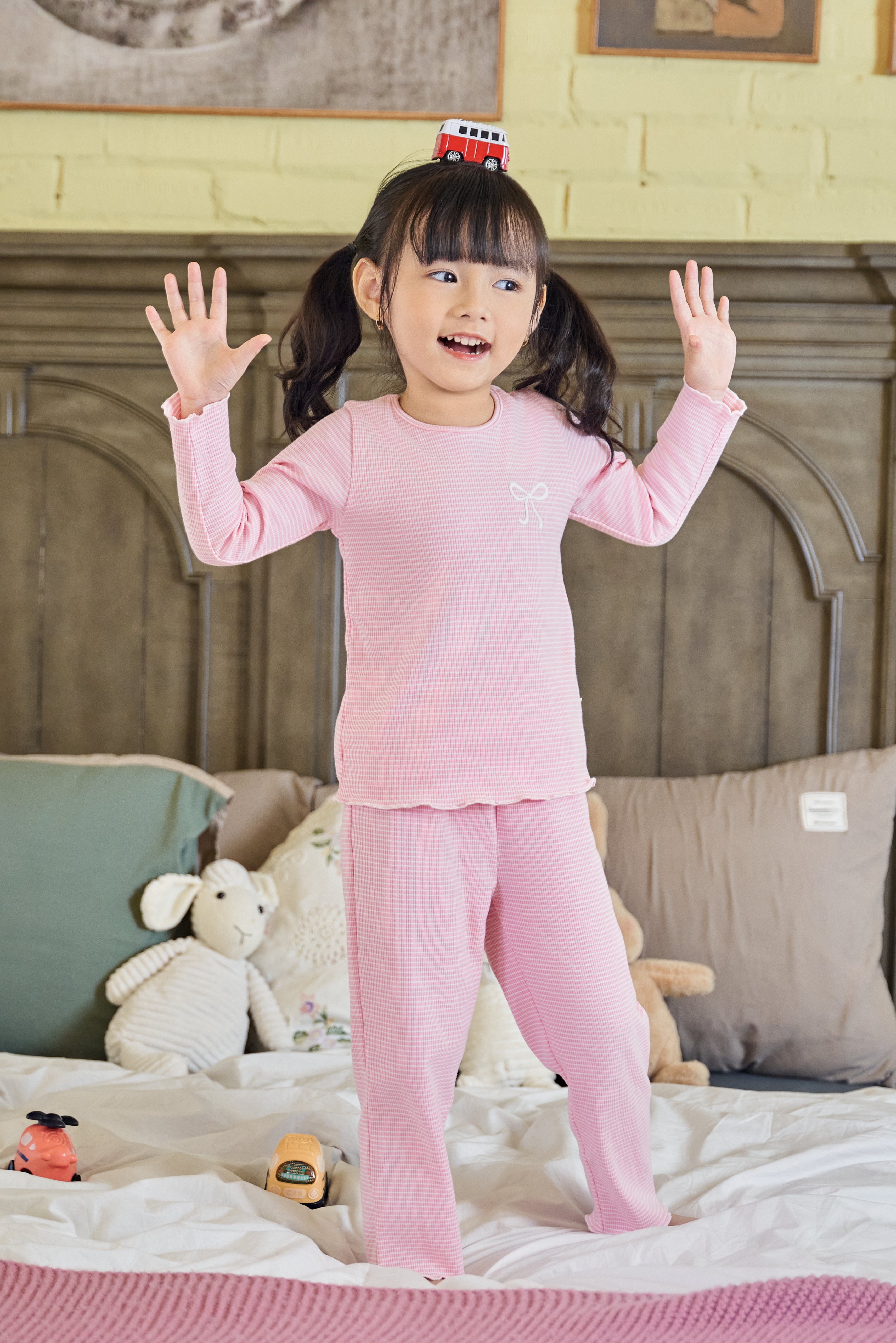 Bộ thun tăm họa tiết kẻ sọc cuốn bèo gấu_thumbnail_7