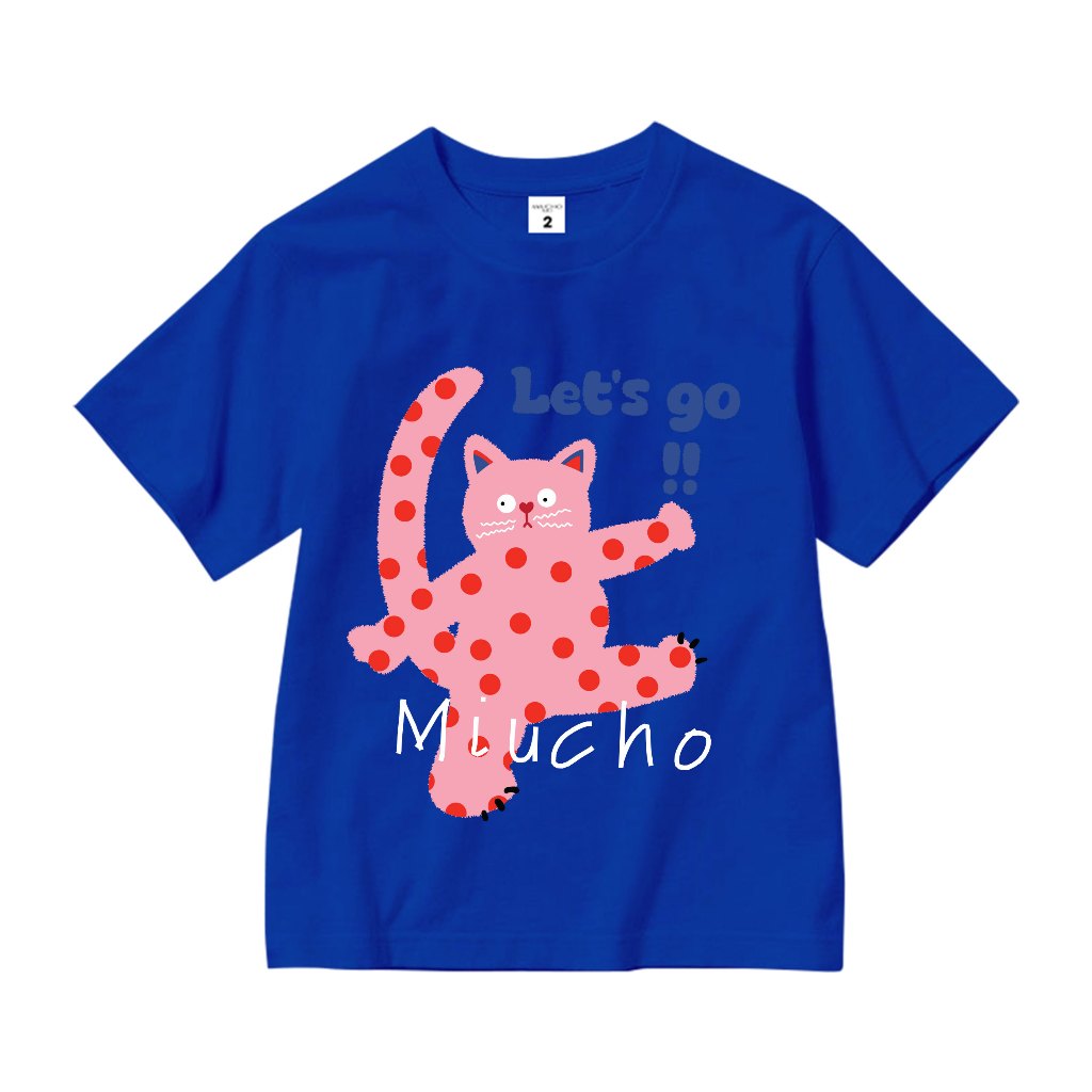 Áo thun cho bé gái hoạt hình form rộng AED1178 Miucho Kid tay ngắn cổ tròn in graphic_thumbnail_13