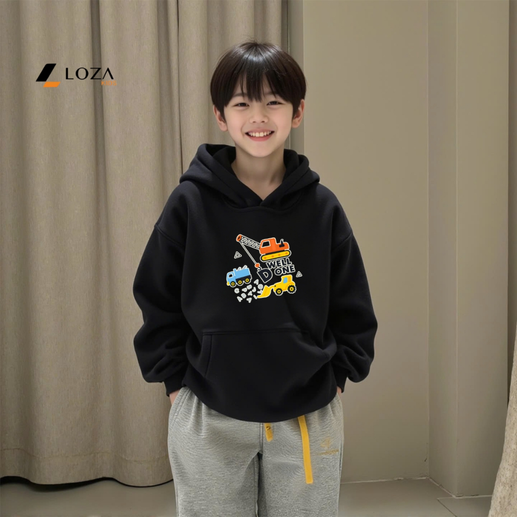 Áo nỉ hoodie bé trai in hình máy cần cẩu Play Dig - Loza Kids HN004_thumbnail_7