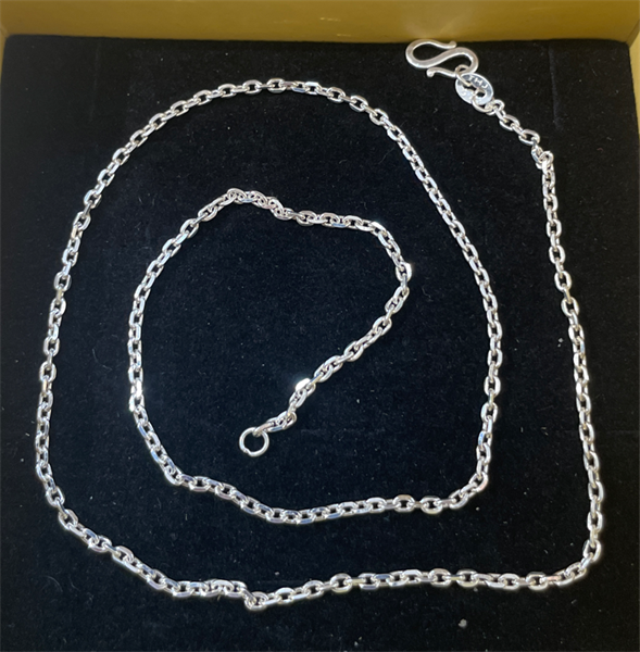 Dây chuyền bạc mắt xích nhỏ 45cm