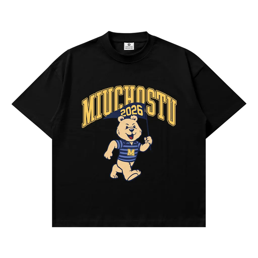 Áo thun boxy nam nữ Miucho Gấu Teddy 3093_thumbnail_8