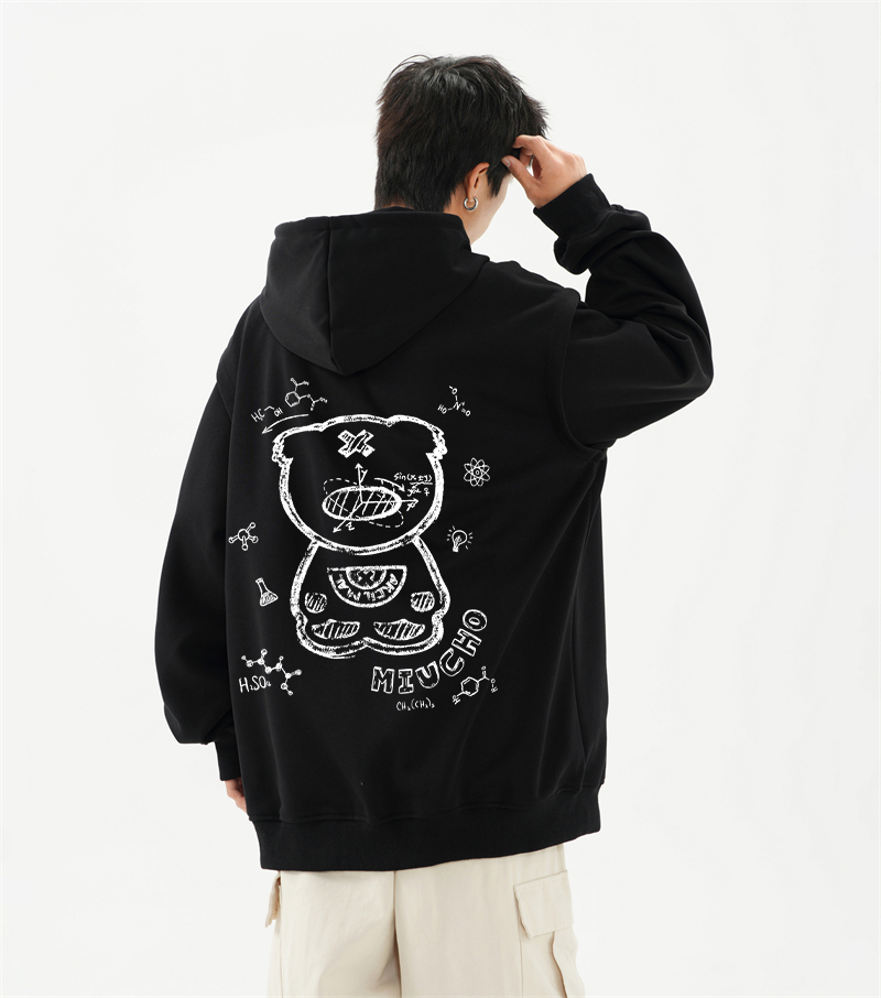 Áo hoodie zip local brand form rộng vải ni dày dặn HZD1634 Miucho Club in mix_thumbnail_1