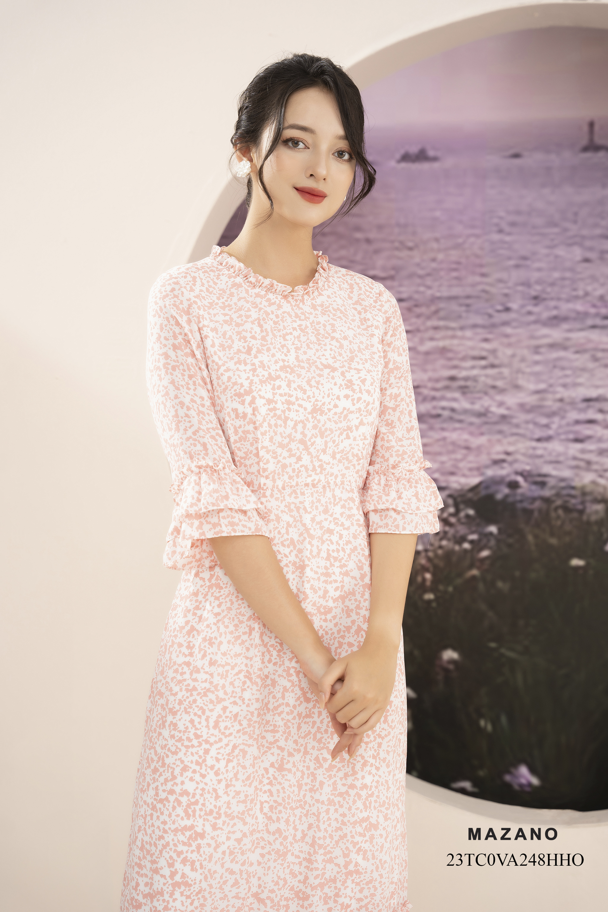 Đầm bùng eo chân bèo tầng_thumbnail_2