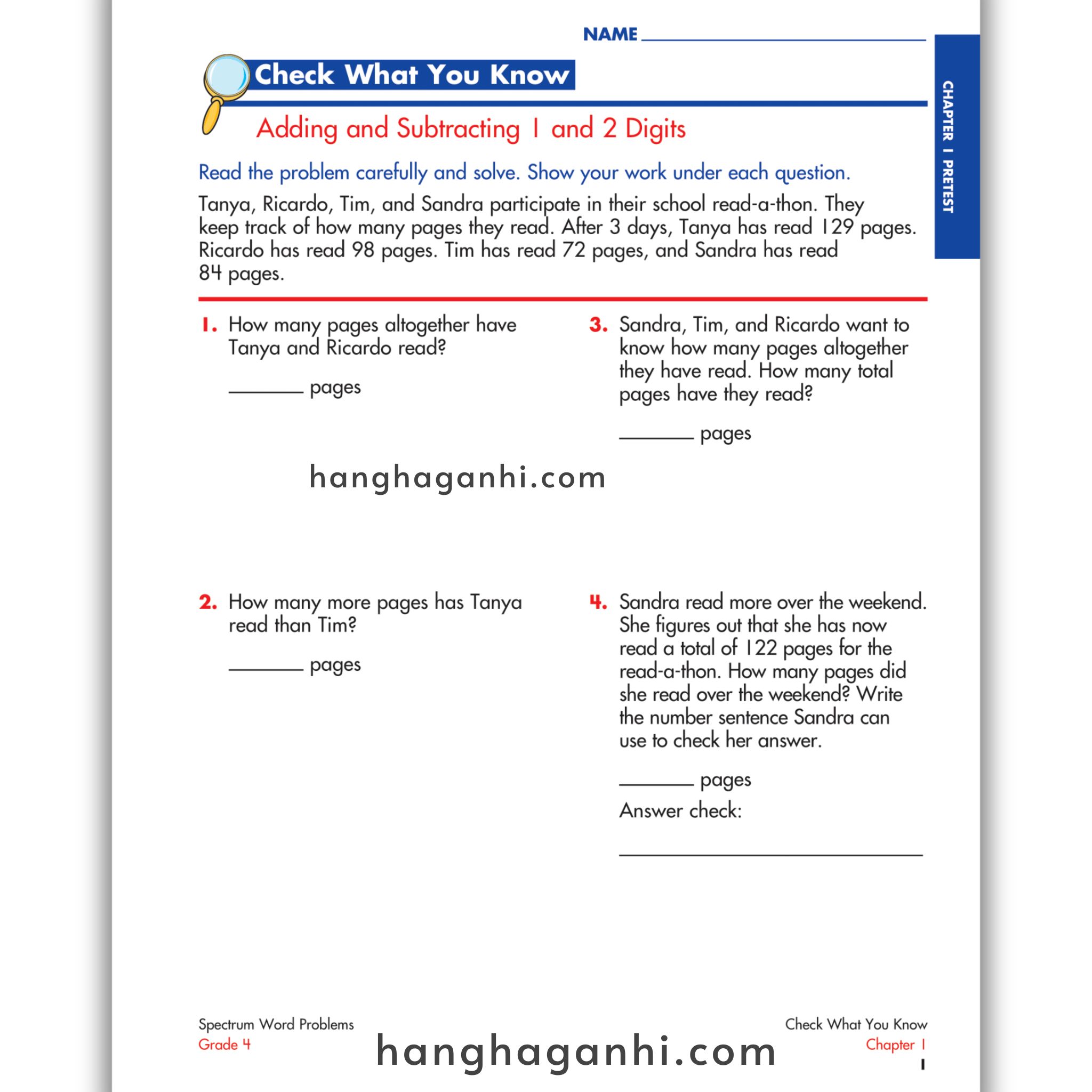 Sách Spectrum Word Problems Workbook Grade 4_thumbnail_7