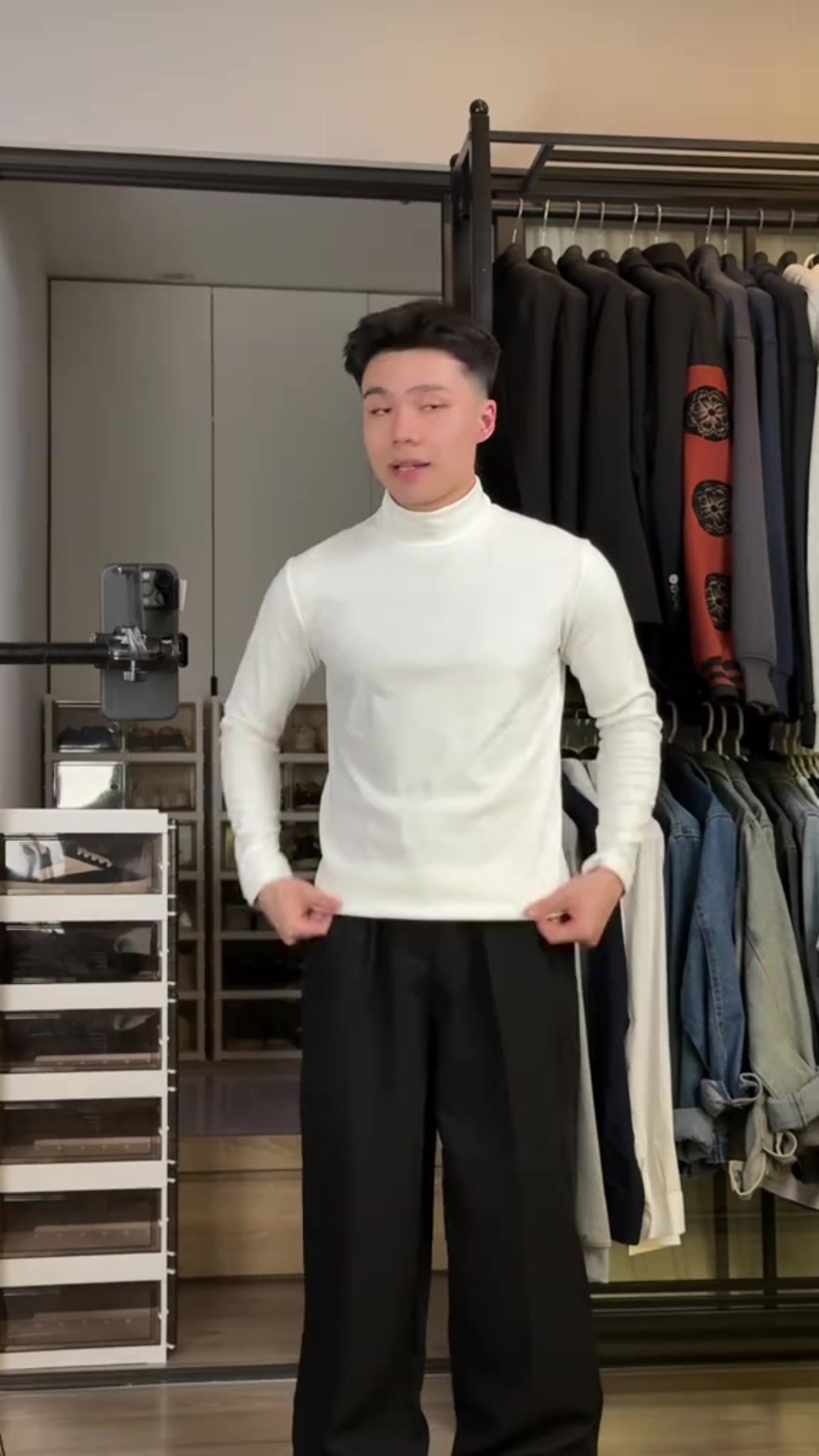 Áo Giữ Nhiệt Nam NAMTINO Lông Thỏ Cao Cấp