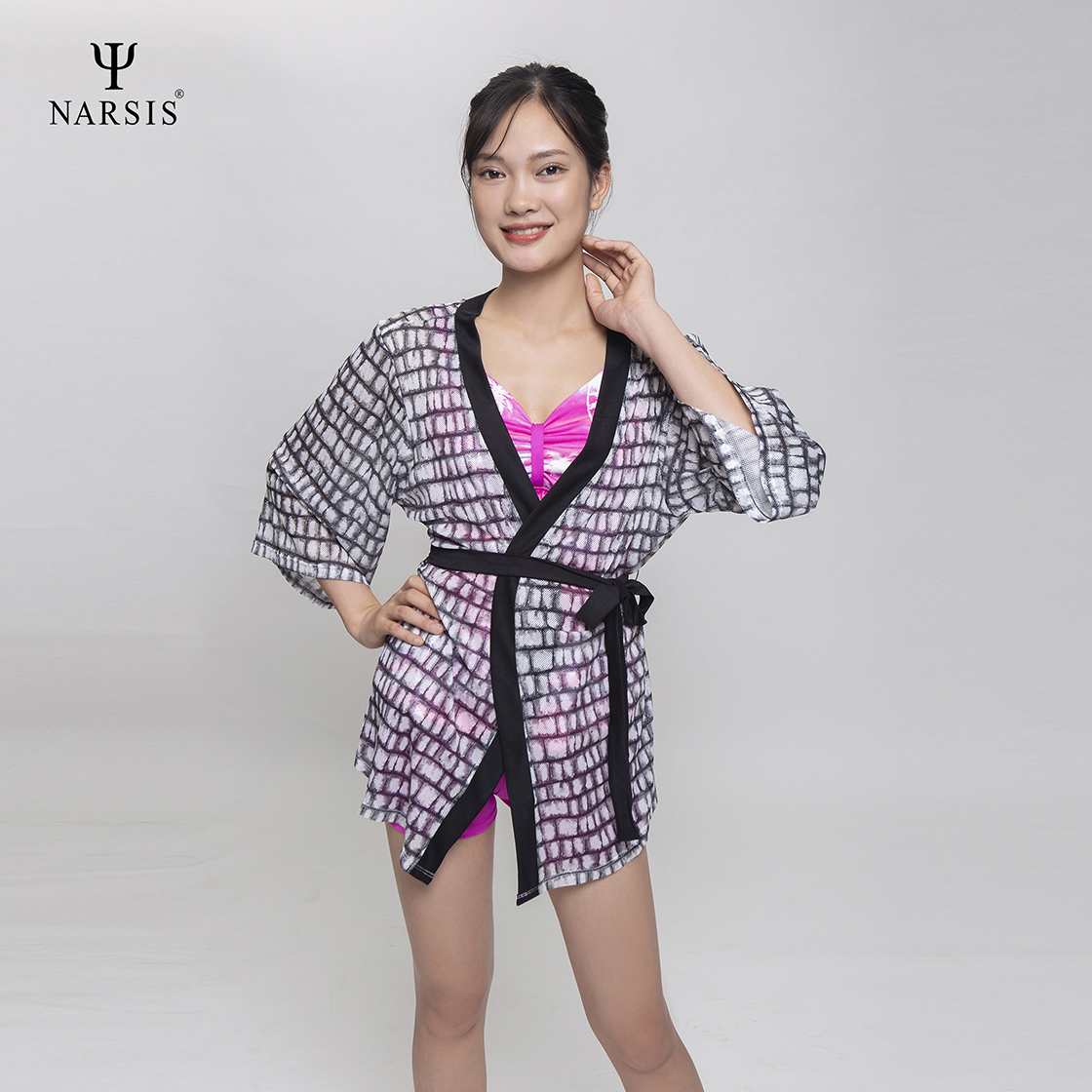 ÁO CHOÀNG ĐI BIỂN A7007 NARSIS CHẤT LIỆU THOÁNG MÁT, DỄ CHỊU, THOẢI MÁI CẢ NGÀY, DỄ VẬN ĐỘNG