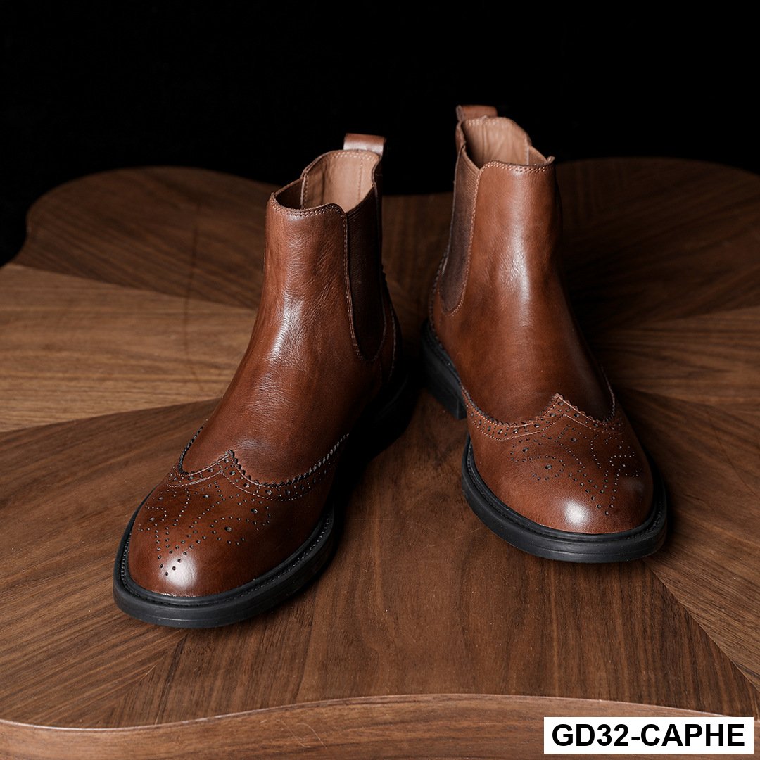 GD32 - Giày thể thao nam đế bệt, giày da thật, giày thể thao nam thời trang mùa hè, giày da cao cấp, giày trắng, giày mọi, giày mọi nam_thumbnail_4