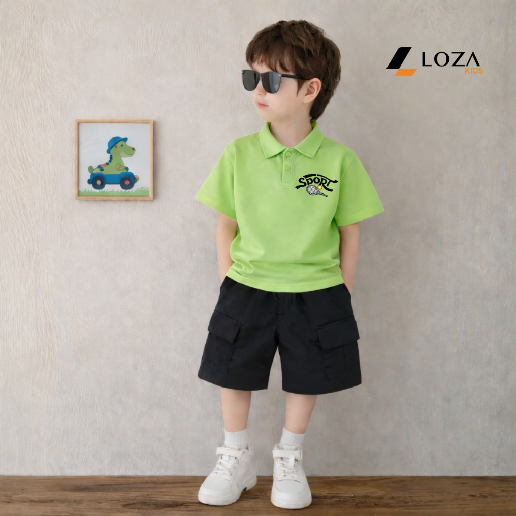 Set bộ Polo bé trai hình chữ SPORT - Loza Kids BU598_thumbnail_2