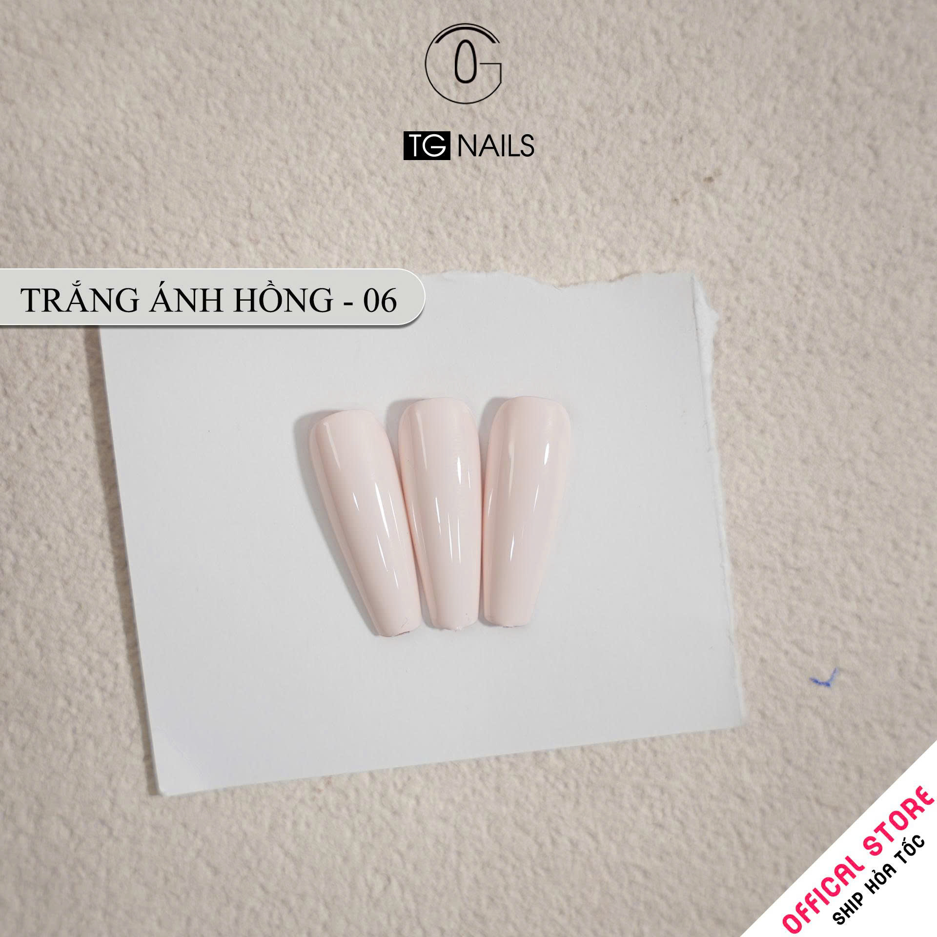 Sơn gel trắng TG cao cấp cọ tròn chai 15ml_thumbnail_6