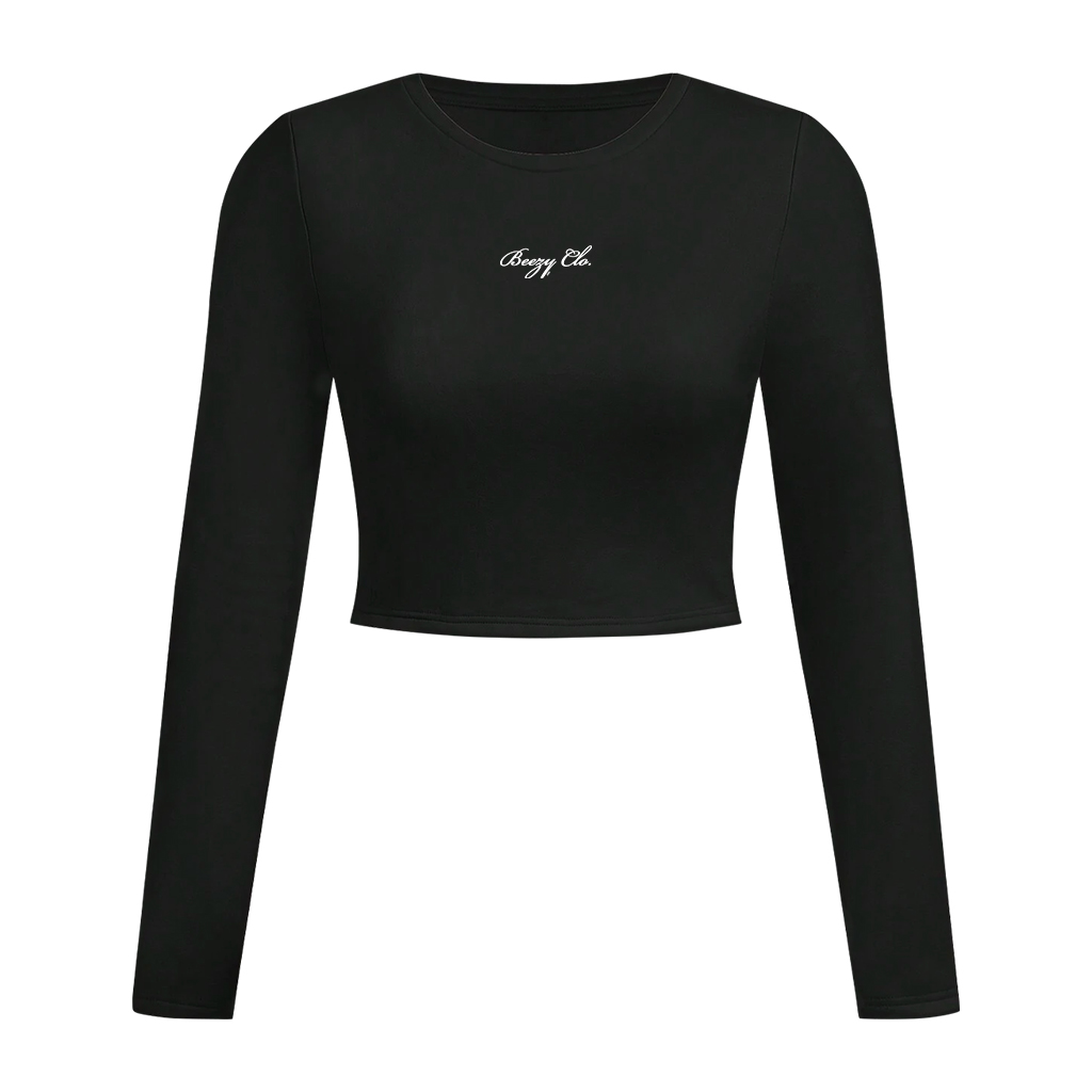 Áo thun nữ tay dài ôm body form croptop Beezy 2488 100% Visco co giãn 4 chiều form ôm tôn dáng thoải mái dễ phối đồ_thumbnail_7