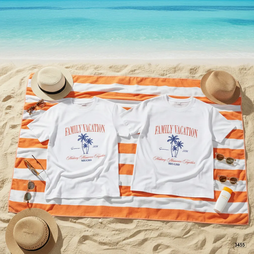 Áo thun gia đình form rộng hè biển Kado 3454_thumbnail_6