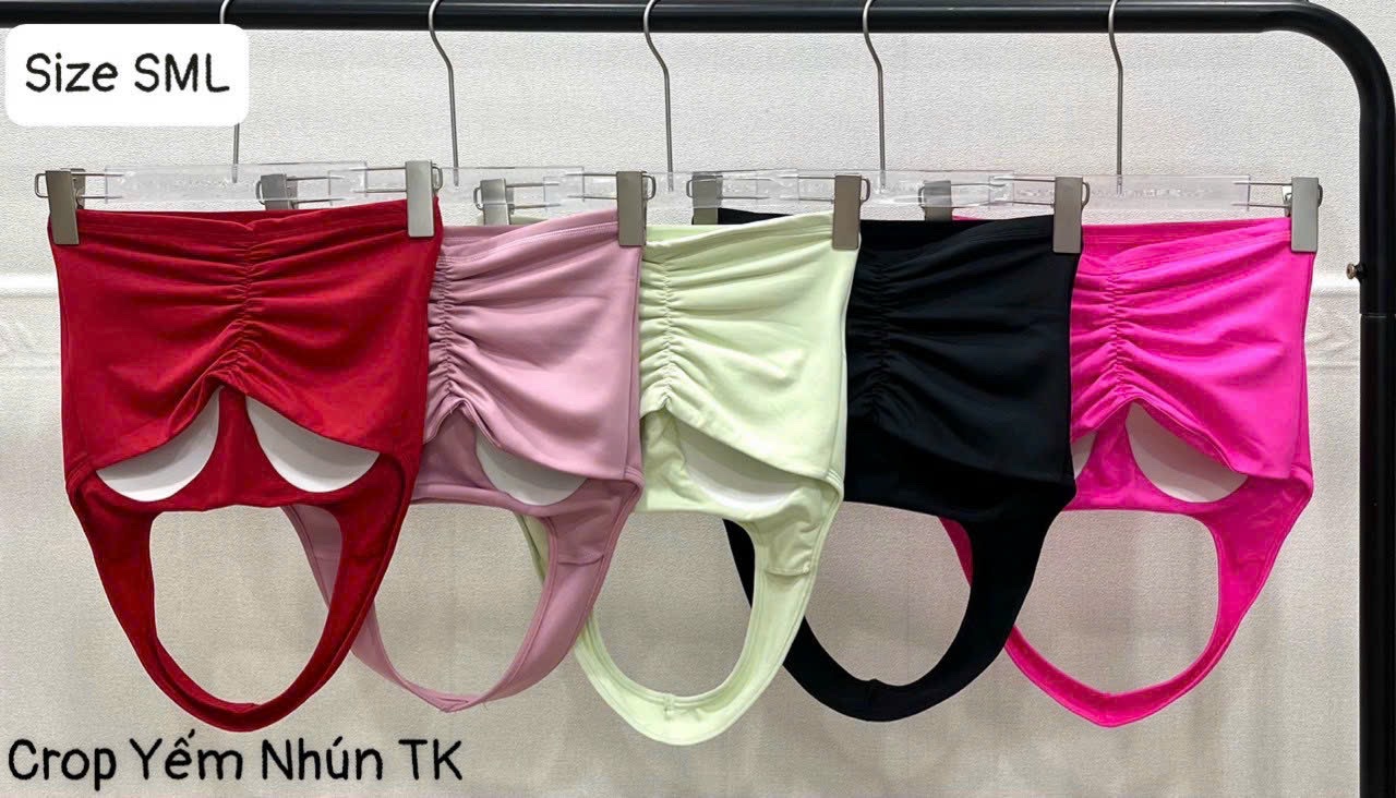 Áo Croptop Thể Thao Sát Nách Dáng Yếm_thumbnail_4