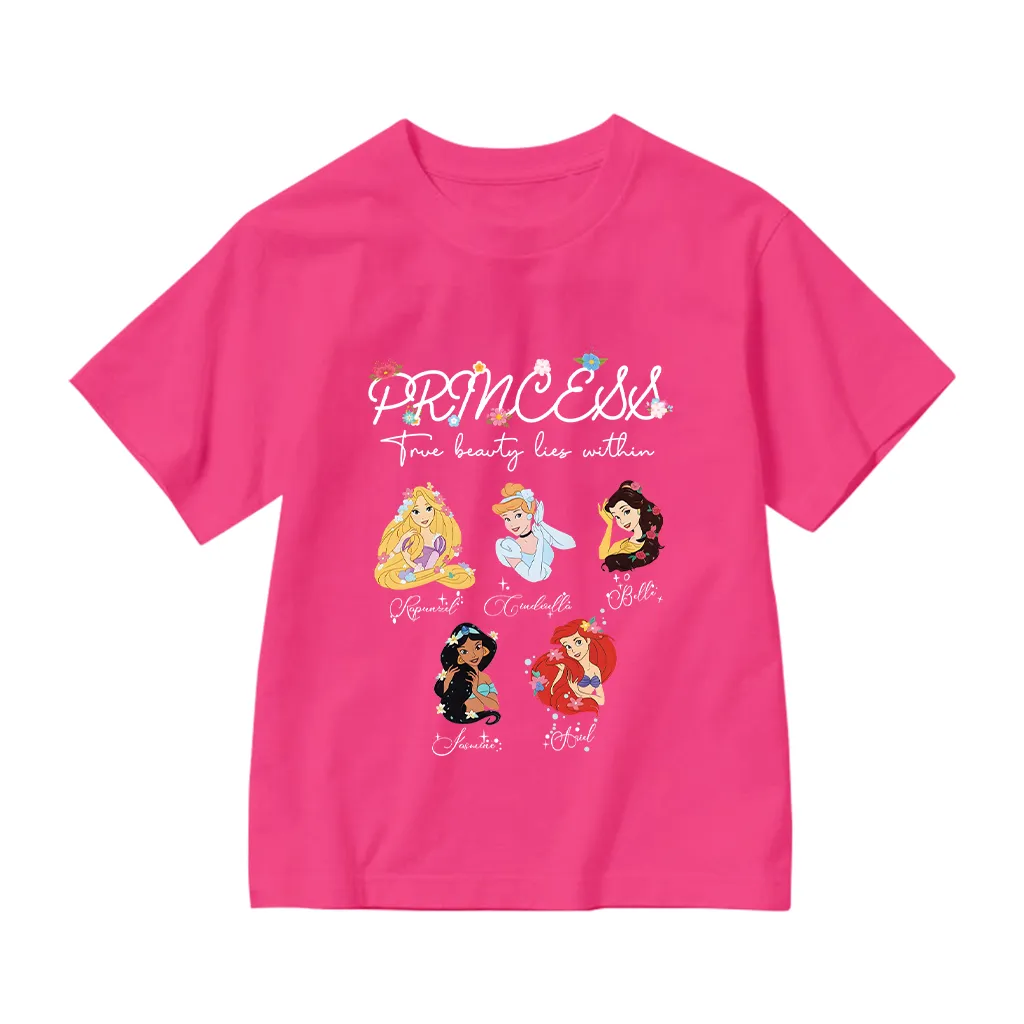Áo thun cho bé gái Kado chất vải cotton thoáng mát hình hoạt hình công chúa in mix 2866_thumbnail_14