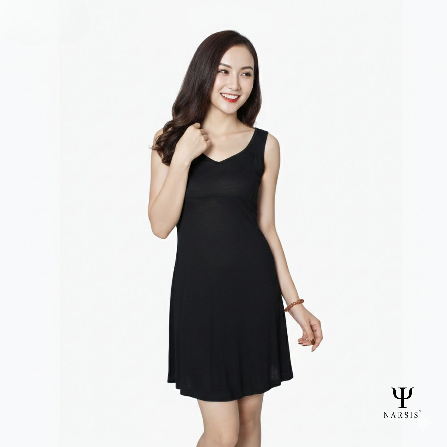 VÁY NGỦ NỮ NEW1112 NARSIS CHẤT LIỆU THOÁNG MÁT, DỄ CHỊU, THOẢI MÁI CẢ NGÀY, DỄ VẬN ĐỘNG